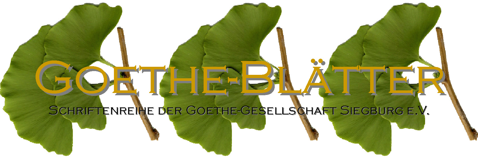 Logo Goethe-Blätter